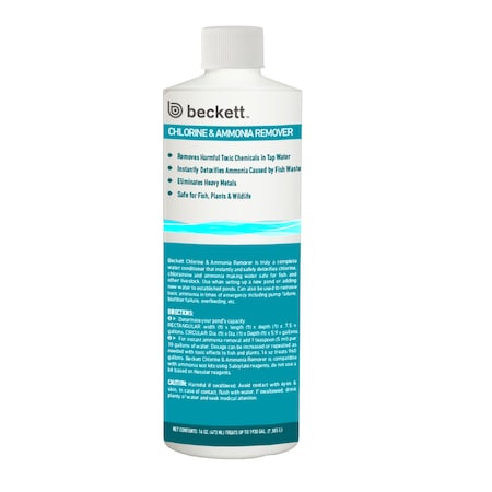 Beckett Beckett Chlorine and Ammonia Remover 16 oz. AMCR16